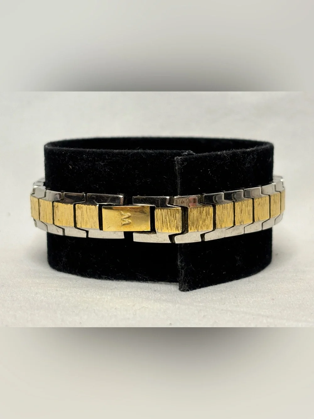 Waltham Ladies MOP Dial Gold & Silver 2 Tone Quartz Watch #6103